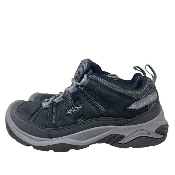 Keen Mens 8.5 Circadia Vent Black Steel Grey Hiking Trail Sneakers Boots 1026780 - Picture 4 of 10